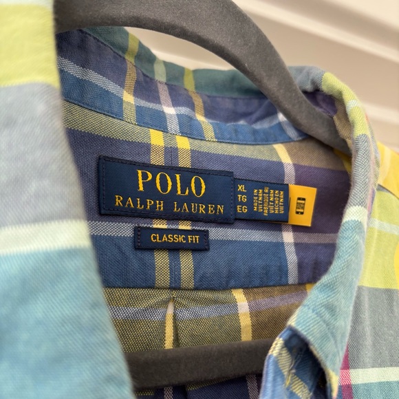 Ralph Lauren Men's Plaid Button-Down Shirt XL - Picture 3 of 4